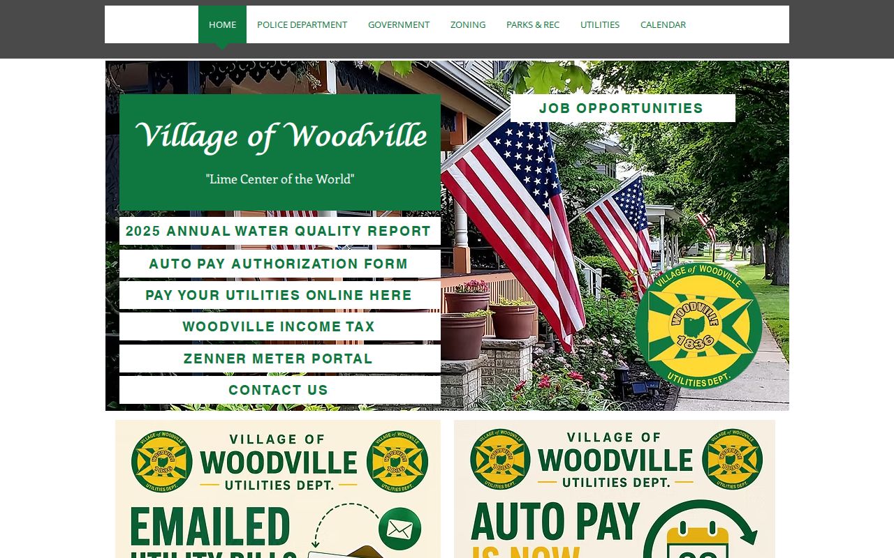 Woodville court records local village context and County Court District No. 2 routing